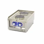 Maxima Elektrisk Dobbelt Kogeplade - 2 blus - 40 x 60 cm
