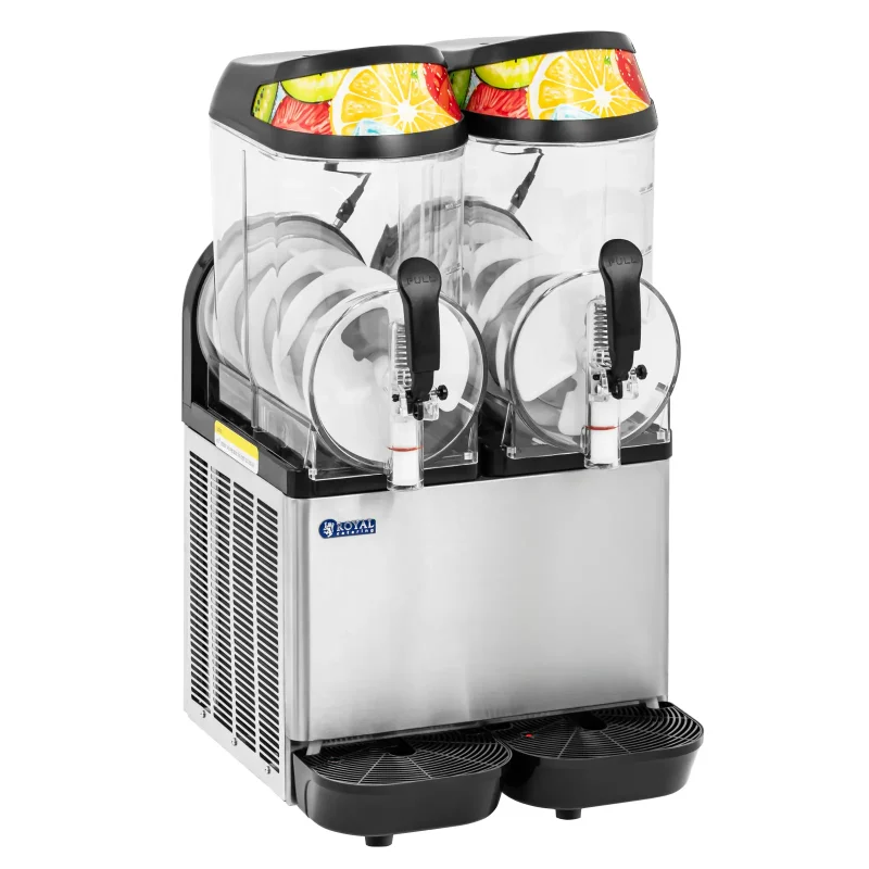 Slush ice maskine - 2 x 12 l - LED - digitalt