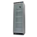 Displaykøleskab 400 L sort - med glasdør - 600 x 590 x 1840 mm - Gastro Inventar Displaykøleskab 400 L sort - med glasdør - 600 x 590 x 1840 mm