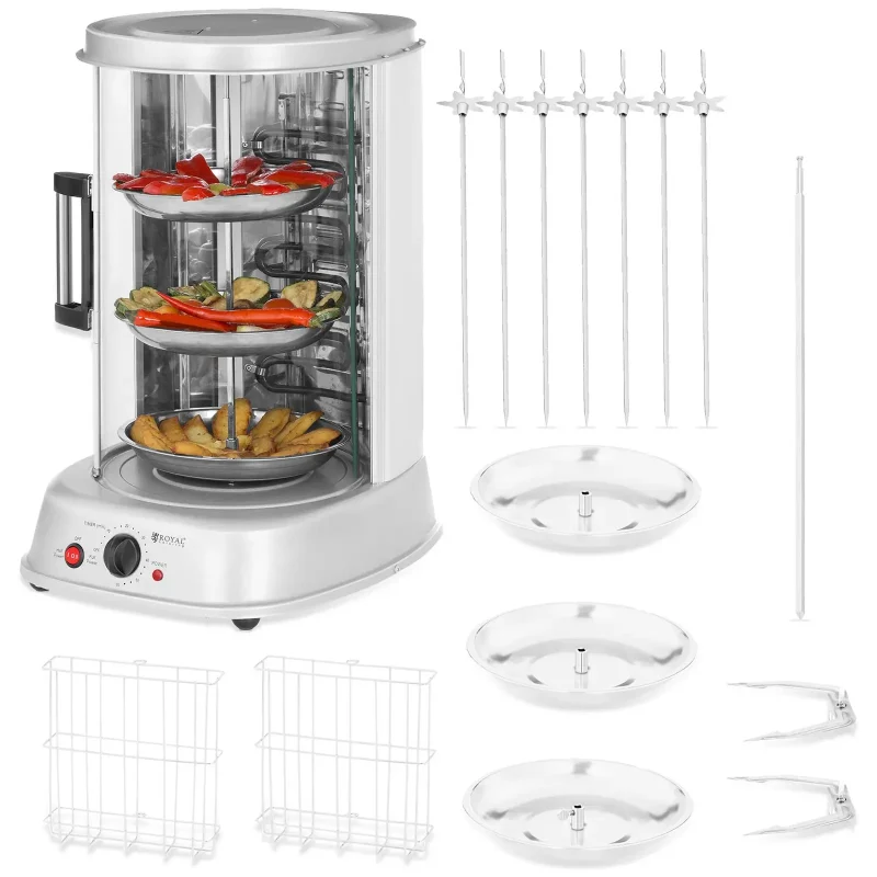 Vertikalgrill - 1.800 W - 31 liter