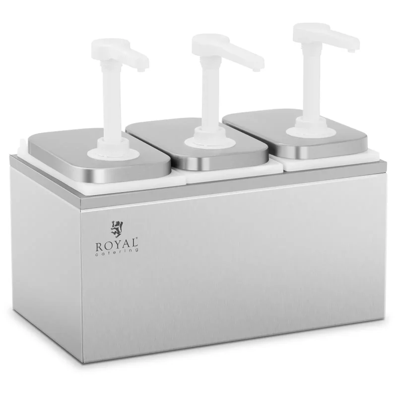 Ketchup-dispenser - 3 pumper - 3 x 2 liter