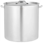 Gryde til induktion - 130 liter - sølv