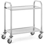 Serveringsvogn - 2 bordplader - 64 kg - Gastro Inventar Serveringsvogn - 2 bordplader - 64 kg