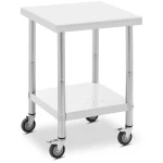 Stål-rullebord - 60 x 60 cm - 120 kg - Gastro Inventar Stål-rullebord - 60 x 60 cm - 120 kg