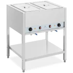 Bain Marie - 2 x GN 1/1 - med bord