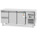 Kølebord - 417 l - 2 x GN 1/2 + 2 køleskabe - 179 x 70 cm