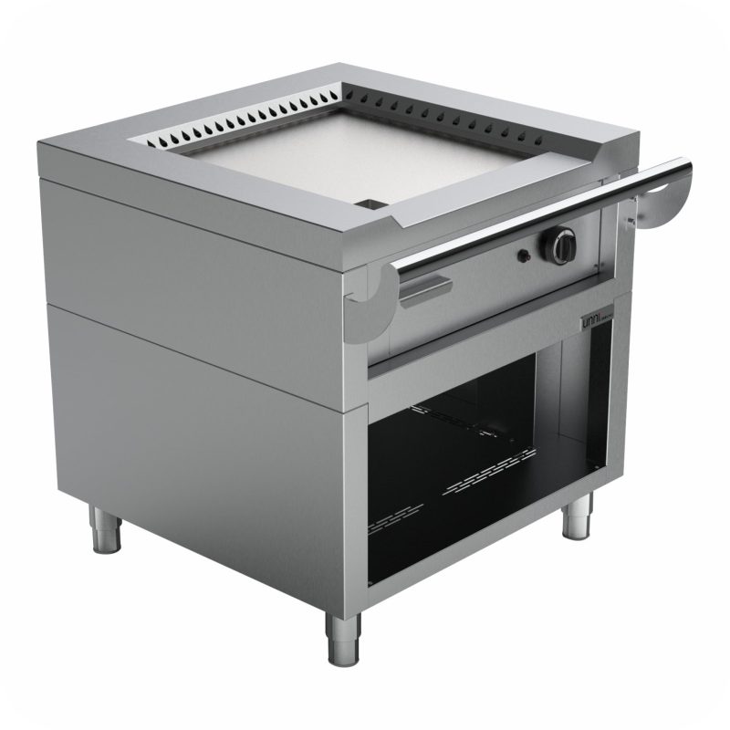 Gas teppanyaki grill til storkøkken