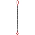 Løftekæde - 2000 kg - 1 m - sort og rød