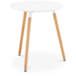 Rundt bord - 60 cm i diameter - hvid
