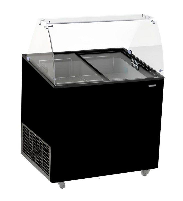 Isdisk Corsica sort til 6x 5 Liter - B 909 x D 684 x H 1229 mm