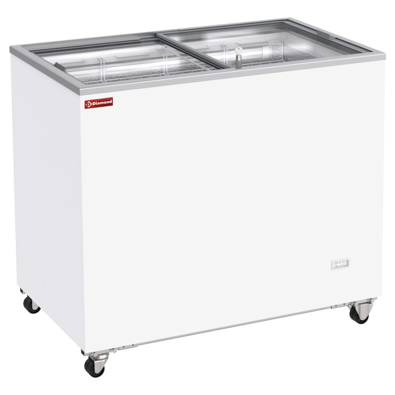 Kummefryser med Skydelåg i Glas - 303 Liter - B1015 x D635 x H890 mm