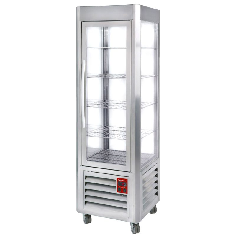 Kølemontre 360 liter - rustfrit stål – B600 x D630 x H1850 mm