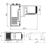 Fryseaggregat 4,9 m³ – 0,65 kW – T: -25 til -15 °C – Diamond