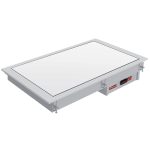Diamond Induktionskogeplade - keramik - 3 x GN 1/1 - hvid