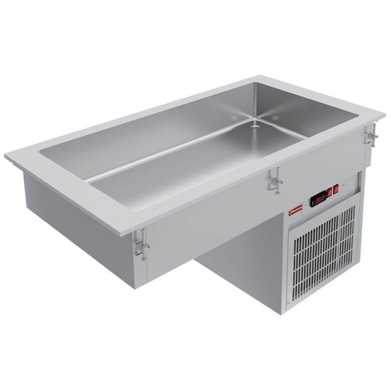 Kølebrønd til indbygning - 4x GN 1/1 - B 1440 x D 610 x H 632 mm