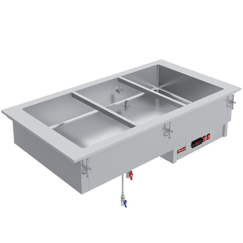 Indbygnings Vandbad Element - 2x GN 1/1 (til 150 mm bakker)