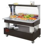 Diamond salatbar med køling - 1495 x 690 x 1405 mm - Gastro Inventar Diamond salatbar med køling - 1495 x 690 x 1405 mm