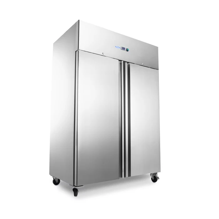 Fryser - 1400L - 6 justerbare hylder (2/1 GN) - rustfrit stål