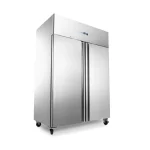 Industrifryser 1400 Liter- 2 døre i rustfrit stål med hjul (GN 2/1) - Gastro Inventar Industrifryser 1400 Liter- 2 døre i rustfrit stål med hjul (GN 2/1)