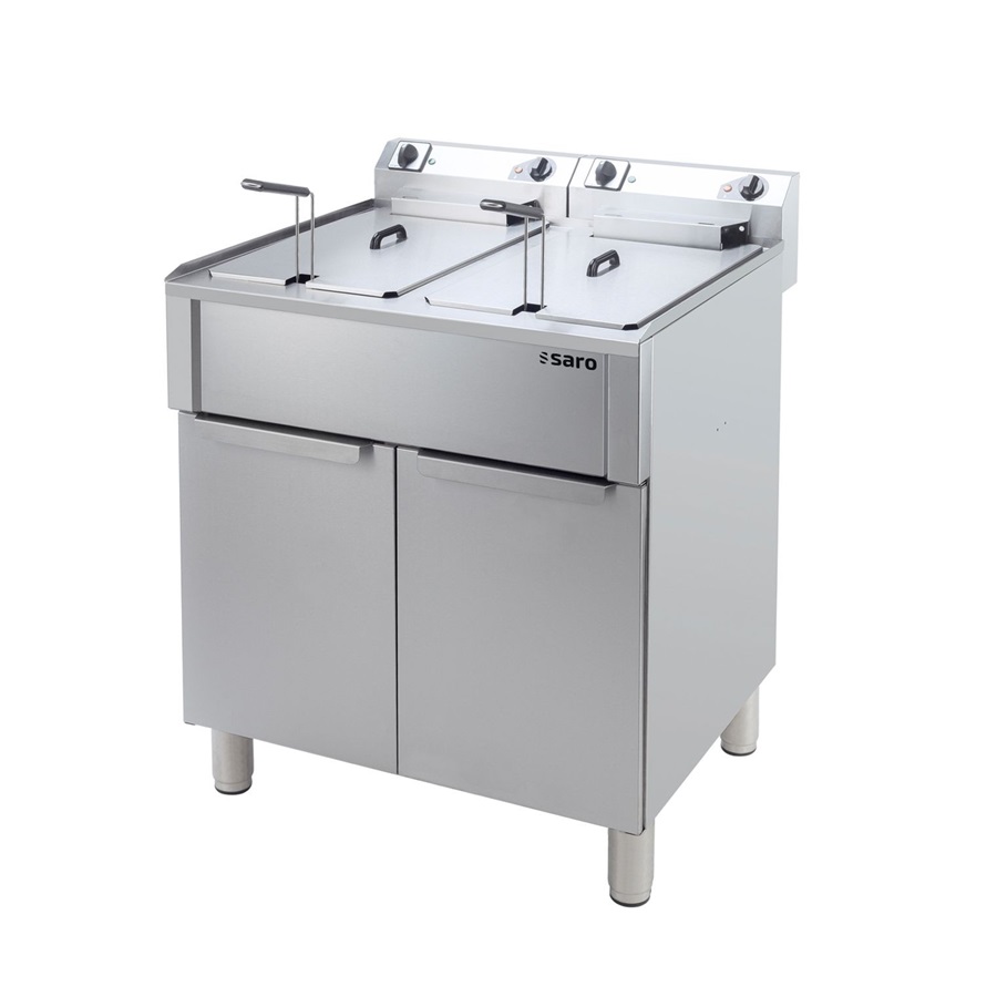 Elektrisk frituregryde - 2 x 10 liter - Model PORTO - Gastro Inventar Elektrisk frituregryde - 2 x 10 liter - Model PORTO