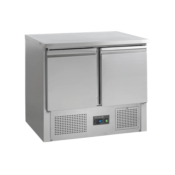 Tefcold Rustfri Sandwichbord - 900 x 700 x 877 mm - SA910