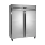 Tefcold Rustfri køleskab GN2/1 2 døre - RK1420 - Gastro Inventar Tefcold Rustfri køleskab GN2/1 2 døre - RK1420