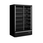 Tefcold Multideck køler med døre - Galaxy+ GP14FGD Black - Gastro Inventar Tefcold Multideck køler med døre - Galaxy+ GP14FGD Black