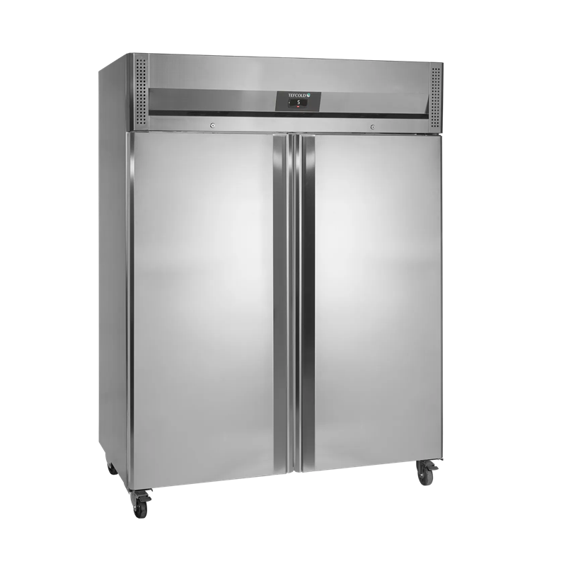 Tefcold Rustfri køleskab 2 døre GN2/1 - RK1420X1