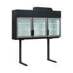Tefcold sort 3 døre vægfryser/køler - MTF210B VTefcold sort 3 døre vægfryser/køler - MTF210B V - Gastro Inventar Tefcold sort 3 døre vægfryser/køler - MTF210B V