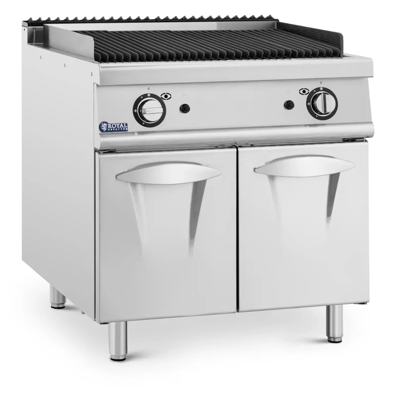 Lavastensgrill - 2 x 8 kW - 50 til 460 °C - Pro 730-serien