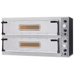 Dobbelt el pizzaovn 12 kW – 2x 3 pizzaer Ø 350 mm - 2x 1080 x 410 x 140 mm