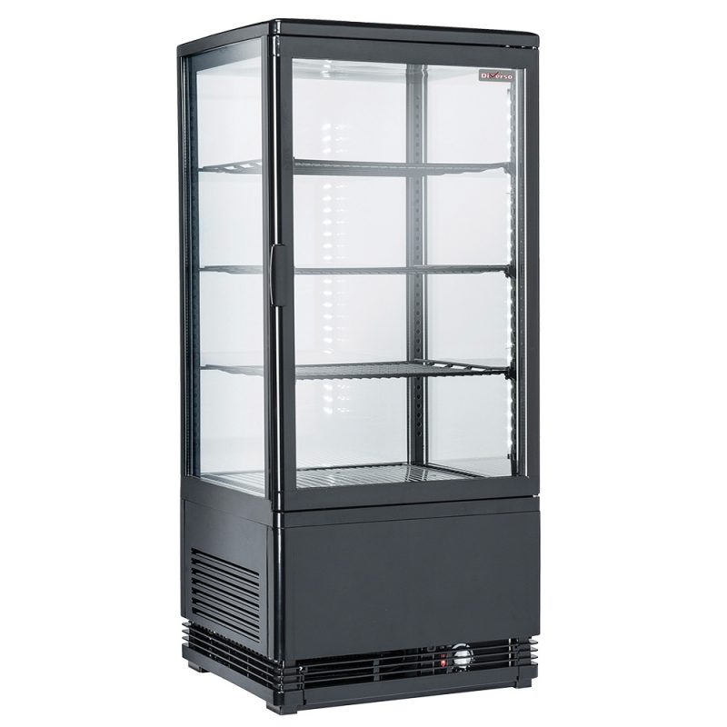 Kølemontre 80 liter - sort - B428 x D386 x H960