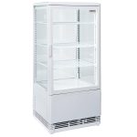 Kølemontre 80 liter - hvid - B428 x D386 x H960 - Diamond