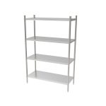 Lagerreol med 4 Hylder (50kg/hylde) - B1200 x D500 x H1800 mm