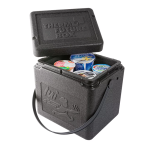 Termoboks/Shopping Box - 15 L - sort - 330 x 270 x 330 mm