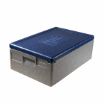 Termokasse GN 1/1 – 30 L – grå/blå - 600 x 400 x 230 mm