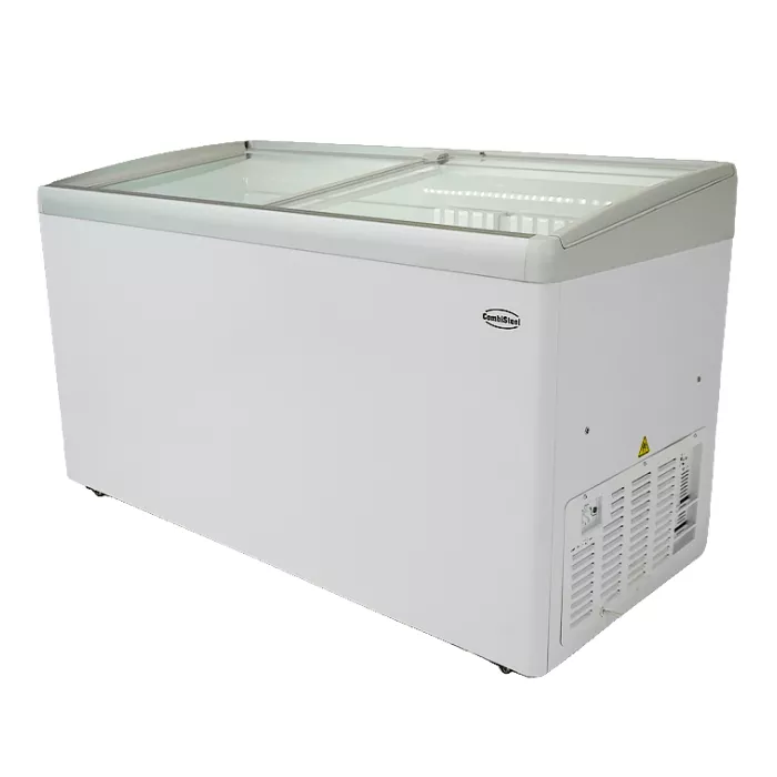 Kummefryser med Glaslåg – 456 Liter – Kombineret Køl og Frys (Dual Temp) – B1434 x D653 x H900 mm