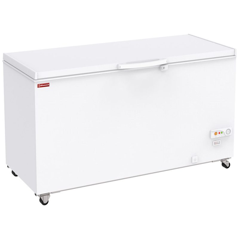 Kummefryser 479 Liter - Energiklasse C - Robust Model med Lås og LED - B1555 x D720 x H845 mm